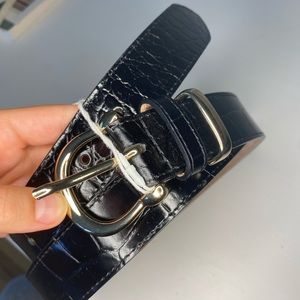 & Other Stories Black Leather Belt